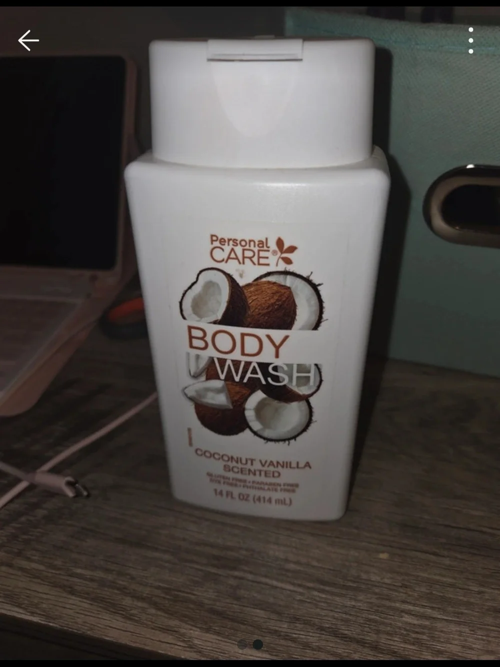 Persona Coconut Vanilla Body Wash - White